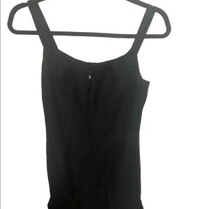 🍓Michael‎ Michael Kors black midi linen dress